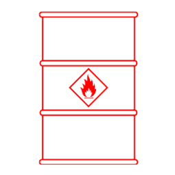 Icon Gefahrstofflagerung der Spedition Peine